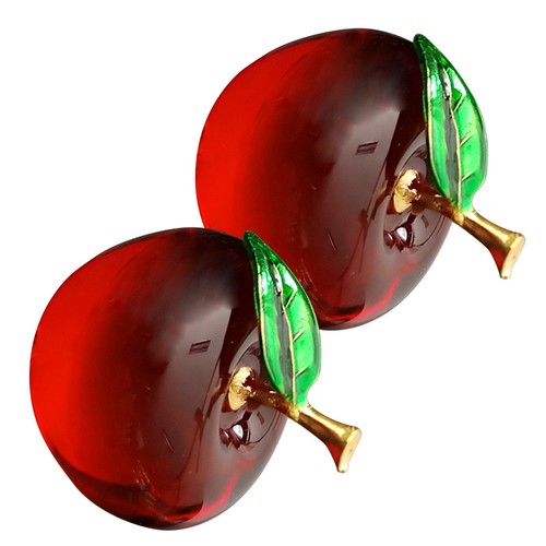 Pcs crystal fruit showpiece - fruit,