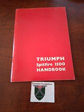 Triumph Spitfire 1500 Owner's
