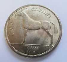 Irish 1967 Half Crown Coin Old Ireland 1/2c High Grade With Mint Luster