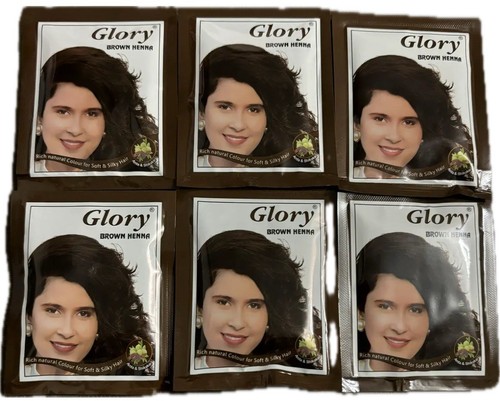 Glory henna hair dye brown - dye,