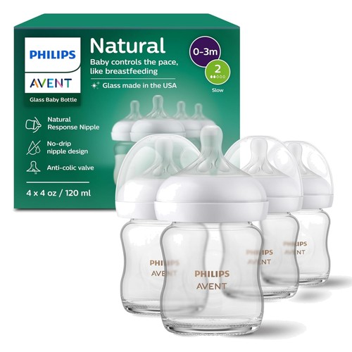 Pack natural glass - 4-pack, baby
