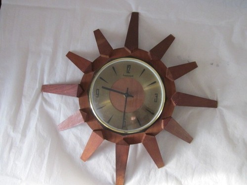 Timemaster teak wood sunburst - timemaster,