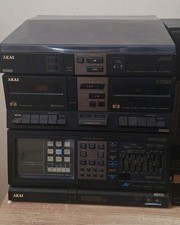 Akai 3 Piece Hi Fi. Late 80s