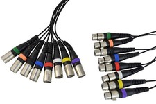 8 Way Patch Cable Loom XLR