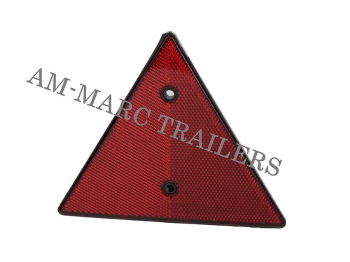 Triangular red reflectors - triangular,