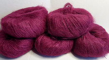 5 x 25gm Balls Rowan Kidsilk Haze Mohair Silk Wool Yarn Job lot # 37