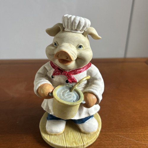 Vintage chef pig - chef,
