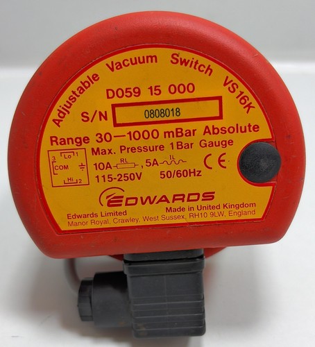 Edwards adjustable vacuum - adjustable,