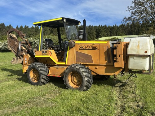 Case 860 chain trencher - case,