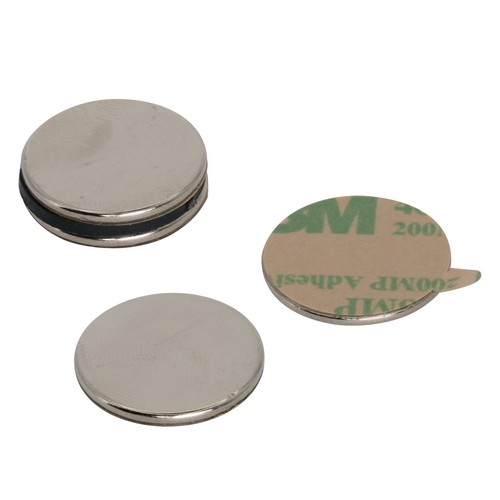 N42 neodymium adhesive disc - neodymium,