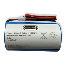 Battery for-Visonic Powermax 3.6V Siren Alarm MCS-730, MCS-710 MCS-720 0-9912-K
