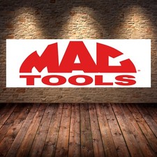 MAC TOOLS Banner Garage Workshop mancave PVC sign workshop pitlane