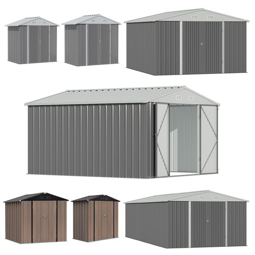 Metal garden shed 4x6 6x8 - metal,