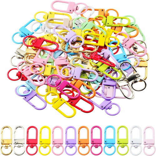 Keychain clip 60pcs - clip, swivel