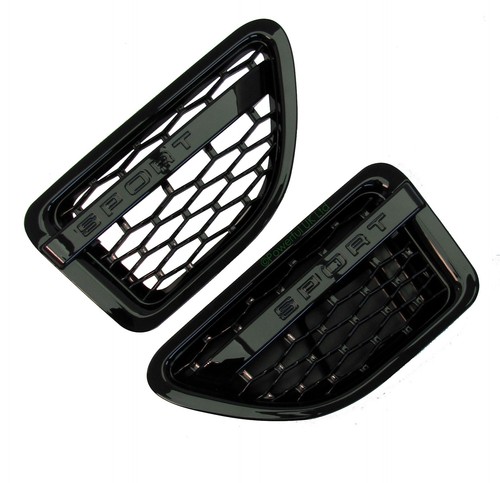 Black side vents for range - black,
