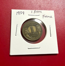 1939 1 FRANC FRANCE COIN -