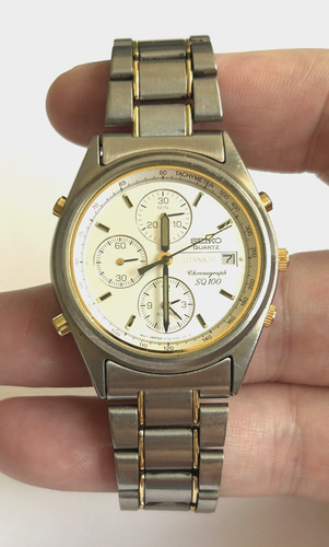 Seiko 7t32 f050 titanium - seiko,