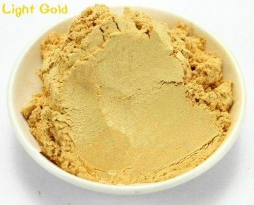 Natural light gold mica - mica, powder