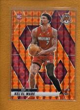 Kel’el Ware 2024-25 Panini Mosaic Base Rookie Orange Prizm RC #232 /249