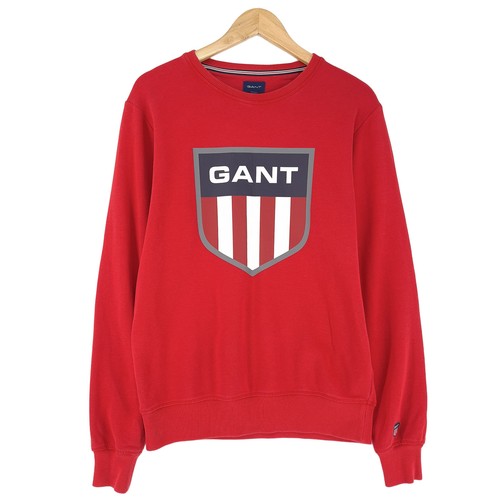 Gant mens sweatshirt red - sweatshirt,