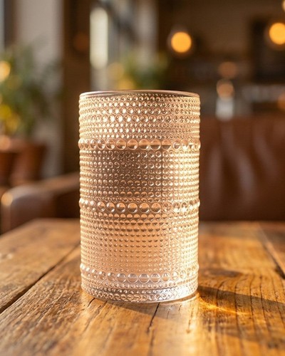 Set 6 textured hobnail - set,