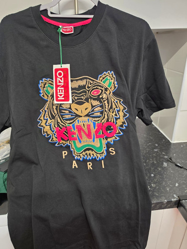 Kenzo black tiger - black, logo