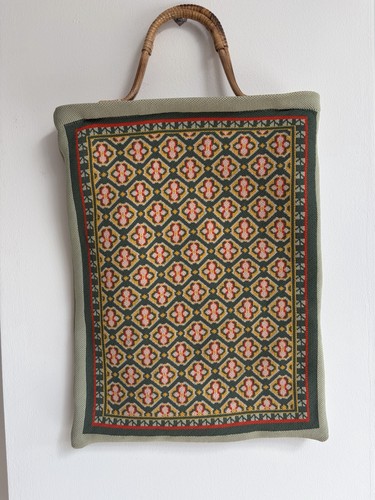 Vintage tapestry carpet bag - vintage,
