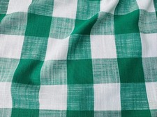 Gingham Linen Checked Cotton