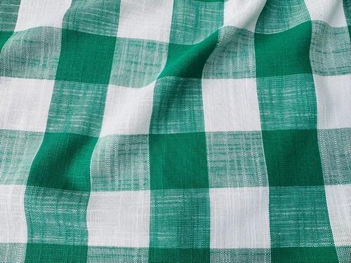 Gingham linen checked - gingham,
