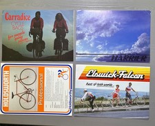 4 VINTAGE A4 BICYCLE BROCHURES ELSWICK FALCON HARRIER HOLDSWORTH CARRADICE 