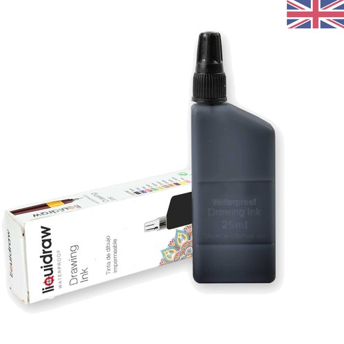 25ml waterproof black ink - ink, for