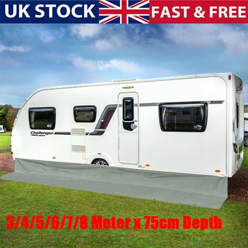 Caravan awning draught skirt - caravan,