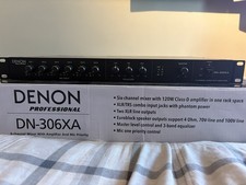 Denon DN306XA 6-Channel Mixer Amplifier with High-Quality Mic Preamp Used