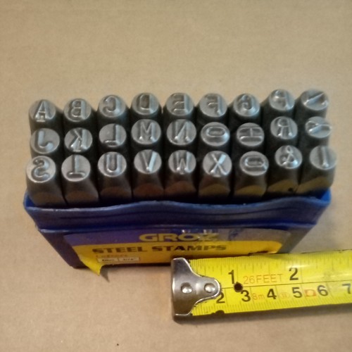 Groz letter punches marking - groz,