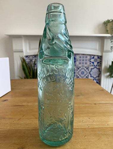 Antique codd bottle wells - antique,