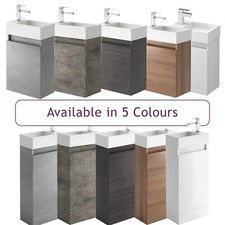 Compact Cloakroom Vanity Unit