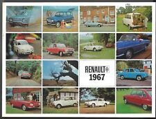 Renault Range 1967 UK Market