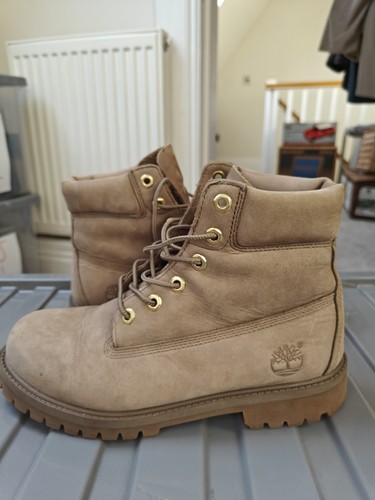 Light beige ladies timberland - beige,