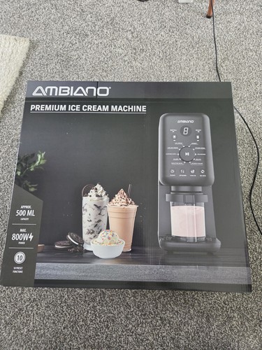 Aldi ice cream machine ambiano - cream,