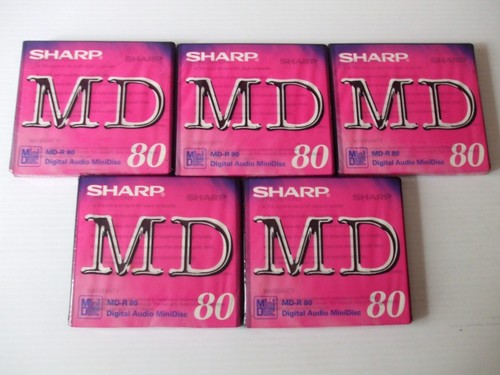 Sharp minidiscs 5 - md, [