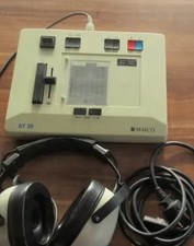 Audiometer Maico Diatec ST20 tested hearing test device TOP yellowed