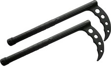 Polypropylene Black Kama Full Contact Martial Arts Training Aid Plastic Weapons