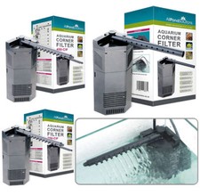Aquarium Corner Internal Fish Tank Filter / Water Pump 250L/H 450L/H & 650L/H