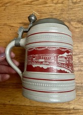  LGB.  Rastal LehMann LGB 1986 beer stein cup pewter collectible train drinkware