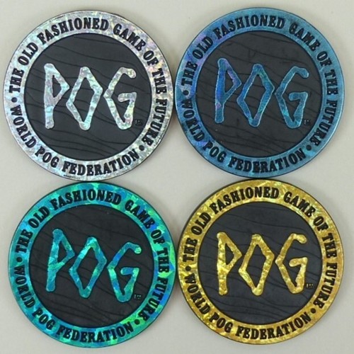 Lot plastic pog slammer - of,