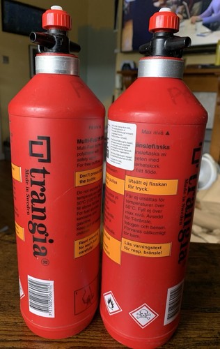 Trangia 1ltr fuel bottles 2 - trangia,