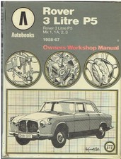 ROVER P5 3-LITRE Mk1 Mk1A Mk2