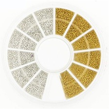 Nail Art Caviar, Gold Silver