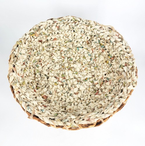 Wicker multicolor 15in round - wicker,