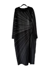 Karen Millen Plus Black & Diamanté Embellished Bandage Maxi Dress Size XL BNWT